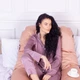 Подушка MirSon для беременных и отдыха Delicate Satin №8028 U-образная Cappuccino (2200006178668) MirSon 2200006178668 879663 - изображение 6