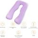 Подушка MirSon для вагітних і відпочинку Delicate Satin №8030 U-подібна Lupine (2200006178682) MirSon 2200006178682 879679 - зображення 12