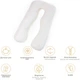 Подушка MirSon для беременных и отдыха Eco Line №8015 U-образная Creamy (2200006178392) MirSon 2200006178392 879576 - изображение 12