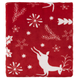 Плед Ardesto Christmas Flannel 160х200см, олени, 100% полиэстер, красный ART0126PB - изображение 2