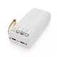 Повербанк ACL PW-61 30000 mAh із сонячною зарядкою White - зображення 2