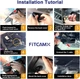 Видеорегистратор Fitcamx 4K с видео 2160P UHD, Wi-Fi, G-сенсором, циклической записью, функцией WDR, поддержкой Plug & Play, картой памяти 64 ГБ - изображение 5