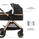 Універсальна коляска-трансформер 2 в 1 Kinderkraft Esme Black, 5902533929665 - зображення 2