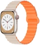 Ремешок Drobak Silicone Magnetic Link для Apple Watch All Series Ultra 2 49/45/44/42 mm Starlight Orange (898931) - изображение 1