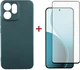 Комплект чохол для смартфона + скло DENGOS Soft для OPPO Reno14 F/FS 5G Green (DG-KM-182) - зображення 1