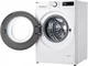 Пральна машина LG серії AI DD™ TurboWash™ 360˚ F4Y5ES6W, фронтальна, повнорозмірна, 11 кг, 1400, клас A/A/B, 56 см, 12 програм, дисплей, пара, інвертор, білий з чорним люком з накладкою на дверцята - зображення 11