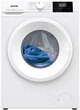 Стиральная машина Gorenje WNGPI 61SBS, фронтальная, узкая, 6 кг, 1000, класс С/A/C, 43,5 см, 15 программ, пар, дисплей, инвертор, белый - изображение 1