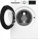 Стиральная машина Beko BM3 WFSU 47235 WB, фронтальная, узкая 49,6 см, 7 кг, 1200 об/мин, класс C (A+++)/A/C , 15 программ, инверторный, дисплей, пар, белый c чёрный люком - изображение 3