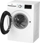 Стиральная машина Beko BM3 WFSU 47235 WB, фронтальная, узкая 49,6 см, 7 кг, 1200 об/мин, класс C (A+++)/A/C , 15 программ, инверторный, дисплей, пар, белый c чёрный люком - изображение 4