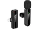 Мікрофонна радіосистема Hoco L20 Fair Wireless/Lightning Black (6942007655484) - зображення 5