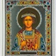 Икона «Святая мученица Христина» на стекле в белой раме 26x23 см - изображение 2