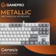 Клавиатура GamePro Genesis Metallic mk110w Outemu Red Switch usb ua White (mk110w) - изображение 7