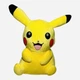 Мягкая плюшевая игрушка Пикачу сидящий с язычком из аниме Pokemon 40 см - изображение 4