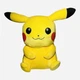 Мягкая плюшевая игрушка Пикачу сидящий с аниме Pokemon 60 см - изображение 2