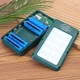 Корпус для Power Bank на 6*18650 2*USB з LED світильником Зелений - зображення 9