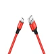 Кабель Hoco X14 USB to MicroUSB 1m червоний - зображення 1