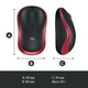 Мишка Logitech M185 red (910-002240) - изображение 9
