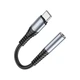 Переходник USB-C M to 3.5mm F LS33 metal gray HOCO (6931474761163) - изображение 2