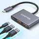 Концентратор Canyon hub DS-3 3in1 USB-C Dark Grey (CNS-TDS3) - зображення 7