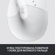 Мишка Logitech Lift Vertical Ergonomic Wireless/Bluetooth for Business Off-white (910-006496) - изображение 3