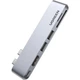 Концентратор UGREEN 2xUSB-C to HDMI + 2xUSB 3.0 + SD/TF + USB-C CM380 gray (80856) - зображення 1
