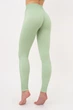 Леггинсы женские спортивные в рубчик с моделирующим швом Giulia LEGGINGS RIB S/M Green-kohlrabi, из микрофибры - изображение 3
