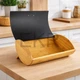 Хлібниця Bread Maestro 365х250х133 мм Чорна MR-1775-BLACK - изображение 2