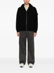 Кардиган в стиле Stone Island Fisherman’s Rib модель 5100069, чёрный, на молнии (SI06001.1L) - изображение 2