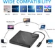 Внешний оптический CD/DVD-привод Amicool USB 3.0 USB C - изображение 3