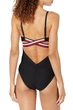 Купальник слитный с мягкой чашкой Tommy Hilfiger 40B/XS Черный (131289) - изображение 4