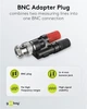 Перехідник аудіо Goobay BNC/50ohm-Bananax2 M/F 4mm Gold contacts(75.01.1401) - зображення 2