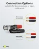 Перехідник аудіо Goobay BNC/50ohm-Bananax2 M/F 4mm Gold contacts(75.01.1401) - зображення 4
