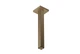 Кронштейн HANSGROHE для верхнього душу зі стелі E 300 мм, Brushed Bronze (24339140) - зображення 1