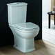 Комплект унитаз и бачок RAK Ceramics Washington с сиденьем Gedy Smeraldo (RAK0047) Белый - изображение 4