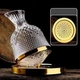 Декантер для вина 1500 мл Prestige Golden с вращающейся подставкой - изображение 4
