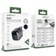 Мережевий зарядний пристрій ACEFAST A114 PD25W GaN charger (USB-A+USB-C) with digital display Black - изображение 2