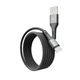 Кабель для зарядки USB YOKI LED YK-LE17 Type-C 3A 1.2 м 60W універсальний смарт інтернет шнур для швидкого заряджання айфона iPhone телефона павербанка роутера шнури для ноутбуків смартфонів і планшетів - зображення 3