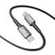 Кабель для зарядки YOKI POWER YK-PO70 Type-C на Type-C 2м 100W универсальный смарт интернет шнур для быстрой зарядки айфона iPhone телефона ноутбука смартбука павербанка роутера шнуры для ноутбуков смартфонов и планшетов - изображение 5