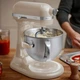 Кухонный комбайн KitchenAid Artisan 5,6 л 5KSM60SPXEAC с подъемной чашей, кремовый - изображение 6