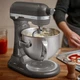 Кухонный комбайн KitchenAid Artisan 5,6 л 5KSM60SPXECU с подъемной чашей, серебристый - изображение 4