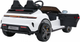 Samochód elektryczny dla dzieci Porsche Taycan Turbo S 2-osobowy Biały (5903864988277) - obraz 8