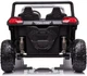 Samochód elektryczny dla dzieci Buggy ATV Racing 2-osobowy Biały (5903864913828) - obraz 3
