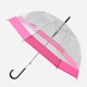 Зонт - трость полуавтомат Semi Line DAS303541 (2507-5) Transparent-Pink (5902845250754) - изображение 1