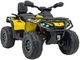 Samochód elektryczny dla dzieci Quad Can Am Outlander ATV 1-osobowy Żółty (5903864982725) - obraz 1