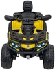 Samochód elektryczny dla dzieci Quad Can Am Outlander ATV 1-osobowy Żółty (5903864982725) - obraz 12