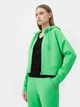 Толстовка на молнии с капюшоном женская 4F Sweatshirt F536 4FSS23TSWSF536-41S M Зеленая (5904698224135) - изображение 3