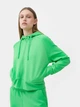 Толстовка на молнии с капюшоном женская 4F Sweatshirt F536 4FSS23TSWSF536-41S M Зеленая (5904698224135) - изображение 4