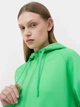 Толстовка на молнии с капюшоном женская 4F Sweatshirt F536 4FSS23TSWSF536-41S M Зеленая (5904698224135) - изображение 6