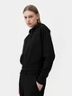 Толстовка на молнии с капюшоном женская 4F Sweatshirt F536 4FSS23TSWSF536-20S L Черная (5904698224012) - изображение 3