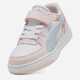 Детские кеды для девочки Puma Caven III Block AC+ PS 40689104 33 (1UK) Jasmine Flower-Lucite-Puma White (4069161567582) - изображение 5